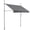 Gray, variant on 79" × 59" Manual Retractable Awnings Adjustable Height (79-118in) - No drilling required, Beige