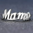 thumbnail image 4 of Stainless Steel Mother's Day Birthday Mama Christmas Statement Ring, 4 of 4