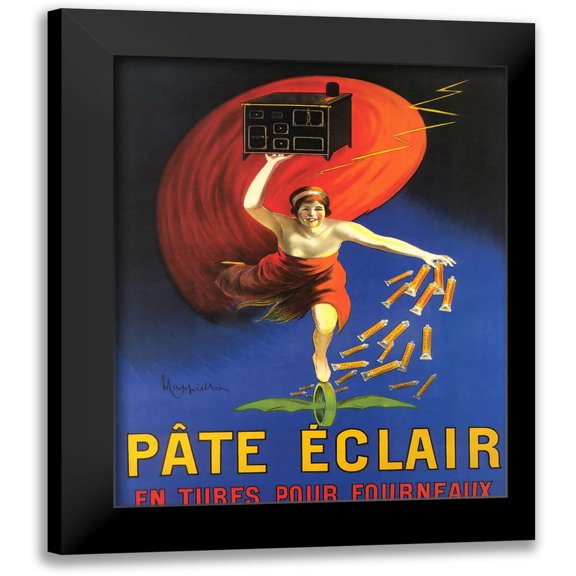 Vintage Apple Collection 12x14 Black Modern Framed Museum Art Print Titled - Eclair