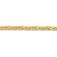 thumbnail image 3 of Solid 14K 5.25mm Byzantine Chain Bracelet / Anklet, 3 of 3