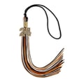thumbnail image 4 of Endea Graduation Black/Orange/White Mixed Color Graduation Tassel with Gold Date Drop, 4 of 10