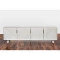 thumbnail image 2 of Mod-Arte Linear Solid Wood 68" TV Stand for TVs up to 78" in White finish, 2 of 13
