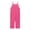 Hot Pink, variant on Kids Girls Casual Summer Outfits with Pockets Spaghetti Strap Sleeveless Loose Girls Rompers 4-5 Years