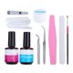 thumbnail image 3 of Professional 1 Set Fiberglass Extension Nail Art Tool Set Manicure Kits, 3 of 8