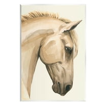 Stupell Industries Horse Portrait Farm Animal Graphic Art Unframed Art Print Wall Art, Design by Grace Popp
