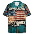 thumbnail image 4 of Linfrsh Flag Shirts for Men American Flag Patriotic Eagle Shirt Men Boys 4th of July T-Shirt(Mint Green,3XL), 4 of 6