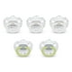 thumbnail image 1 of Chupetes NUK Comfy Orthodontic Timeless de 0 a 6 meses, paquete de 5, 1 of 5