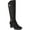 Black MC, variant on Karen Scott Womens Laylah Faux-Leather Knee-High Boots Black 8.5 Medium (B,M)