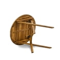 thumbnail image 3 of Pemberly Row Traditional 3-Piece Patio Bistro Sets Outdoor Set in Natural Oil, 3 of 16