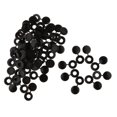 thumbnail image 1 of Tapas De Plástico Con Bisagras, Tapas De Rosca, Plegables Para Adaptarse A Un Tamaño De 6g O 8g, Piezas Para Tornillos De Fijación Ajustado Negro Baoblaze  Tornillos con bisagras Tapa de tapa, 1 of 8
