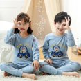 thumbnail image 3 of Ropa 100% de algodón para chicas adolescentes, pijamas de Navidad para niños, conjunto de ropa de dormir para niños, ropa de casa para niños, pijamas de invierno de dibujos animados, 3 of 4