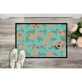 thumbnail image 2 of Carolines Treasures MLM1078JMAT 24 x 36 in. Blue, Cream Golden Retriever Indoor or Outdoor Mat, 2 of 5