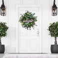 thumbnail image 4 of 12 pulgadas Wreath Decor Wedding Party Home Summer Farmhouse Wall Púrpura Zulema Guirnaldas de bienvenida, 4 of 8
