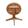 thumbnail image 4 of 36" Solid Wood Round Top Pedestal Table with 12" Leaf in Oak - 36.1" H, 4 of 11