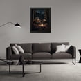 thumbnail image 3 of Maki 20x24 Black Modern Wood Framed Wall Art Titled - A Delightful Night I, 3 of 6