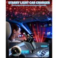 thumbnail image 1 of YILOSF-Starlight 4-in-1 Retractable Car Charger, 66W USB-C & Dual USB Ports, Fast Charging for iPhone & Android, Starlight Car Phone Charger, Car Accessories, for Men & Women (Dark Grey), 1 of 1
