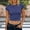 Shirts-Navy, variant on Gamivast Polka-Dot Women's Print Crop Tops Short Sleeve Y2K Baby Tees Casual Vintage Shirts Slim Fit Summer Basic T-Shirts Comfortable Everyday Retro Style Top Yellow S