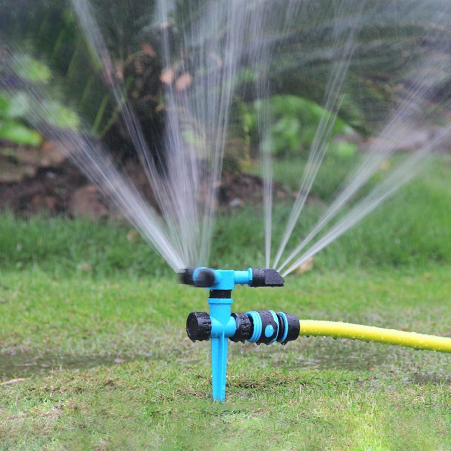 12 Tubes 360° Flexible Lawn Sprinkler Automatic Garden Water Irrigation Sprayers 