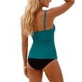 thumbnail image 4 of MGDXOX Womens Tankini Swimsuit Set Tummy Control Swim Tank Top Modest Swimsuit Set Bathing Suit Top with Bottom Navy XXL, 4 of 6