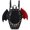 Black Red Wings, variant on Gothic Coffin Shape Fashion Purses and Handbags for Women Halloween Bag Backpack