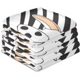 thumbnail image 5 of Cute Lama with Glasses Dish Towels Set of 4, Zebra Skins Washable Tea Towels Dishcloths Lint-Free 18x28 Inch Fast Drying for Kitchen Restaurant Bar Clean, 5 of 5