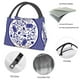 thumbnail image 4 of Easygdp Blue And White Porcelain Pattern Bolsa de Almuerzo Insulada Reutilizable, Bolsa de Mano y Bandolera para Oficina, Trabajo, Viajes, 4 of 6