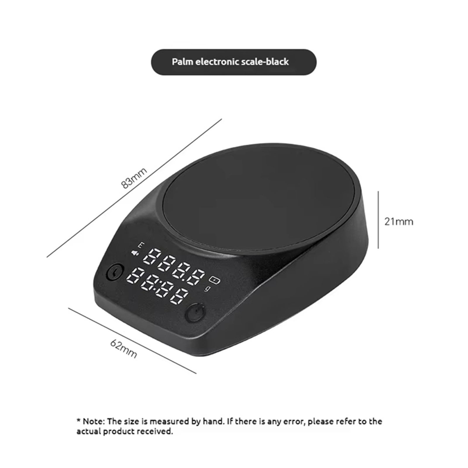 Mini Coffee Scale with Timer, 0.1g Waterproof Espresso Scale