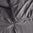 thumbnail image 2 of Truly Soft Everyday Pleated Microfiber 3-Piece Full/Queen Duvet Set in Dark Grey, Polyester , Adult, All Season, OEKO-TEX Certified, 2 of 8