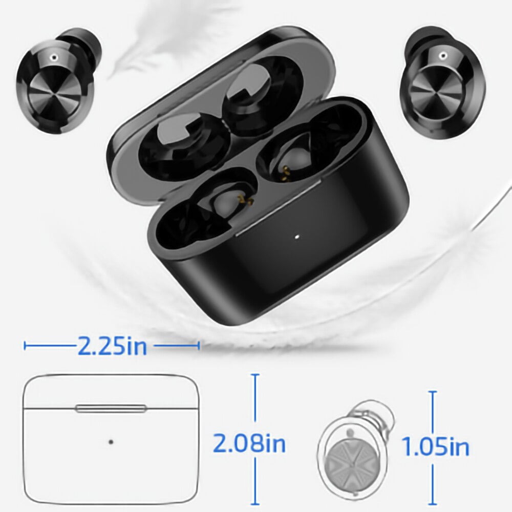 TWS Earphones Wireless for Motorola Razr Ultra (2025) - Earbuds Headphones True Stereo Headset Hands-free Mic Charging Case