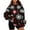 10Multicolor, variant on Hanen Womens Christmas Round Neck Sweatshirt Boutique Top Long Sleeve Printed Shirt Dress Loose Fit Pullover Tops with Pockets Holiday Tunic Dress