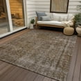 thumbnail image 6 of Addison Rugs Chantille Indoor/Outdoor Traditional Global Brown Washable Rectangle Rug, 10' x 14', 6 of 6