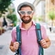 thumbnail image 4 of Gafas de sol de ojo de gato para mujer, gafas de sol de montura pequeña a la moda para hombre, gafas UV400 Tmvgtek Para estrenar, 4 of 8