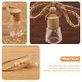 thumbnail image 3 of 10 botellas de perfume transparentes, decorativas, para aromatizar y colgar en el coche., 3 of 6