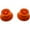 Orange, variant on AxLabs Bell Knob with Black Position Mark - 2 Pack Red