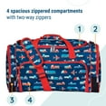 thumbnail image 5 of Wildkin Kids Weekender Duffel Bag for Boys and Girls, 22 Inch (Transportation Blue), 5 of 8
