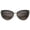 Black-Silver / Lavender, variant on sunglassLA Unisex Women's Glam High Fashion Ultra Thin Metal Temple Cat Eye Sunglasses (Black-Silver / Lavender) - 55mm