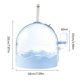 thumbnail image 3 of Pet Carriers Cage Portable Hamster Carrier Cage Outgoing Travel Pet Cage with 60ml Water Bottle& Ventilation Holes pink, 3 of 4