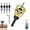 Yellow, variant on Countersink Drill Bit Set - Two-Flute Counterbore with Depth Stop, 4PCS Tapered Bits for Woodworking & DIY
