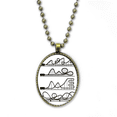 thumbnail image 1 of Parque de diversiones Black Roller Coaster silueta Collar Colgante de cadena vintage Colección de joyas colgantes Unbranded M, 1 of 3