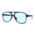 thumbnail image 2 of Mens Classy Gentlemans Retro Plastic Racer Luxury Sunglasses Black Blue, 2 of 4