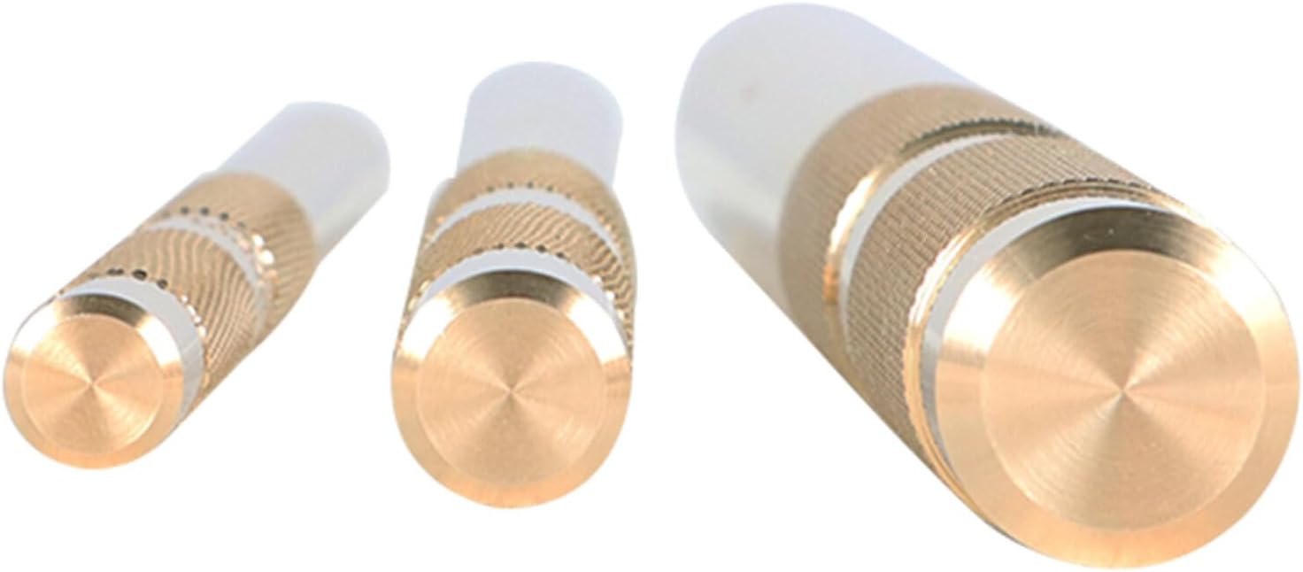 3-Piece Brass Drift Punch Set - Sizes 3/4", 1/2", 3/8" - Hand Tool For Home & Workshop