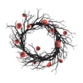 thumbnail image 4 of Eyeball Wreath with String Lights Home Decor 18" Front Door Halloween Wreath for, 4 of 8