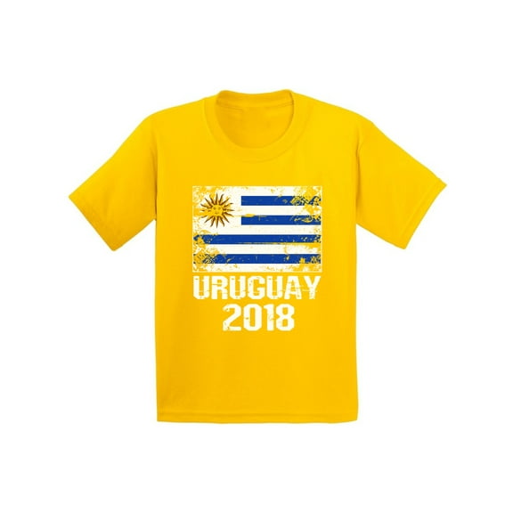 Awkward Styles Uruguay 2018 Kids Shirt Youth Uruguayans Flag Shirt Soccer Gifts