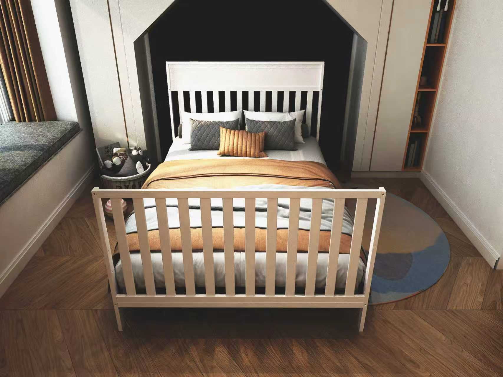 Concord Baby Brady 4-in-1 Crib with Drawer – white