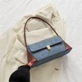 thumbnail image 3 of Bolsos de hombro para mujer Bolso vintage Cierre de hebilla Monedero clásico retro (café), 3 of 8