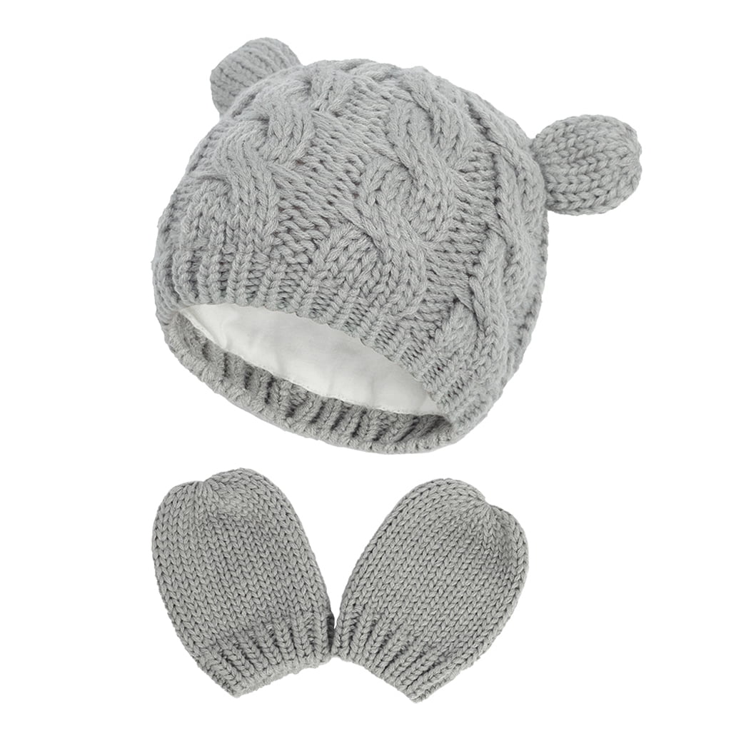 Details about Baby Hat and Mittens Kit Kids Knitted Beanie Cap Winter Warm Pompom Hats Gloves Details about Baby Hat and Mittens Kit Kids Knitted Beanie Cap Winter Warm Pompom Hats Gloves