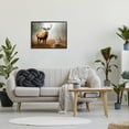 thumbnail image 3 of Stupell Industries Deer Woodland Trees Animals & Insects Painting Black Framed Art Print Wall Art, 30 x 24, 3 of 9