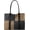 Brown+dark Grey, variant on CoCopeaunt Women Trendy Color Contrast Grid Hobo Tote Bag Retro Canvas Shoulder Bag Satchel Big Capacity