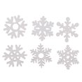 thumbnail image 2 of Hecho A Mano, 100 Uds., Patrón De Copo De Nieve, álbum De Recortes De Madera, Suministros Colgantes Decorativos Para Manualidades DIY, Color, 2 of 7