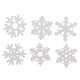 thumbnail image 2 of Decorativo 100 Uds. Patrón De Copo De Nieve álbum De Recortes De Madera DIY Artesanía Colgante Decorativo Suministros, 2 of 7
